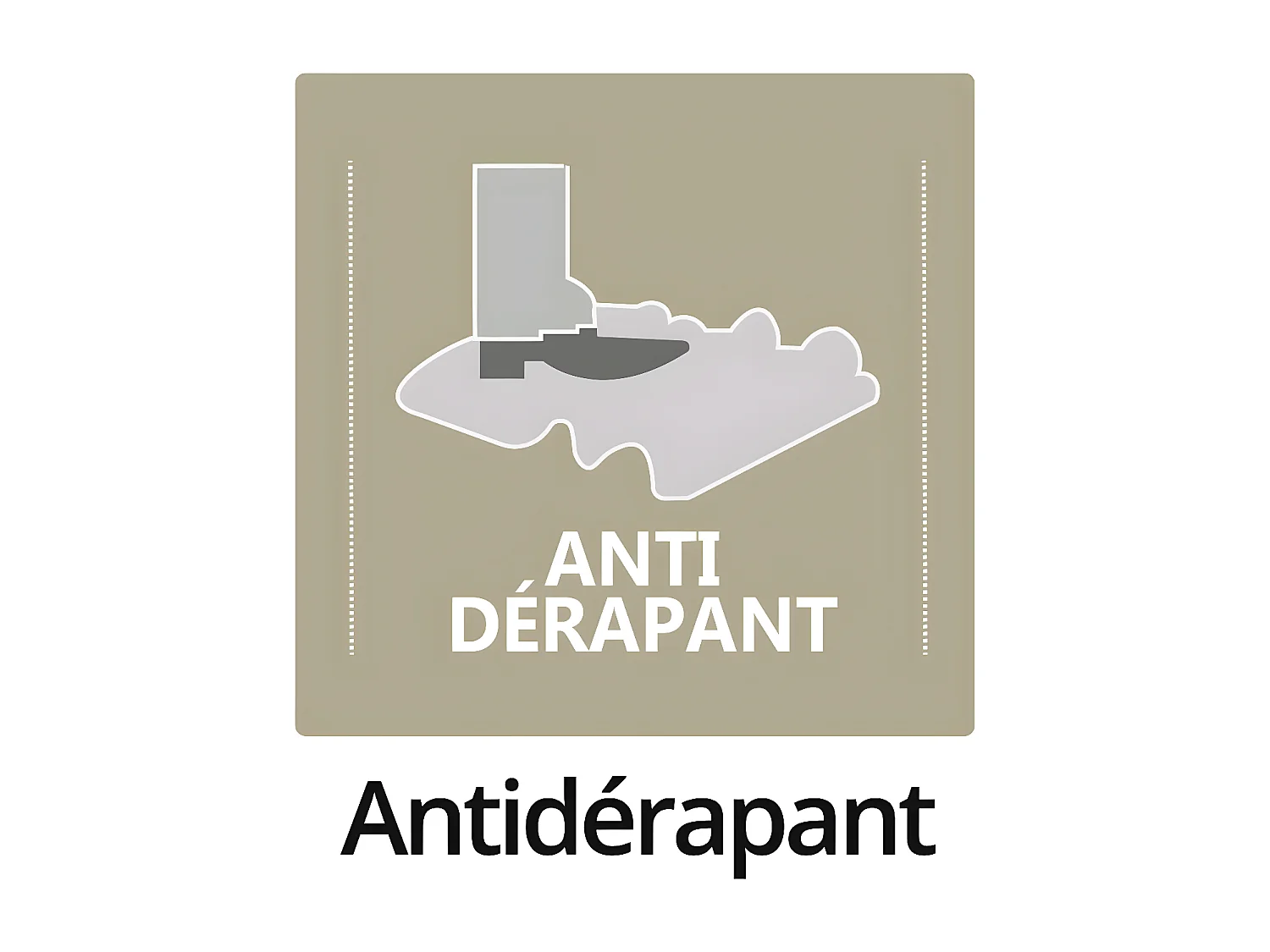 Tapis gratte-pieds "Grille maille" en caoutchouc - Largeur 45 x Longueur 75 cm