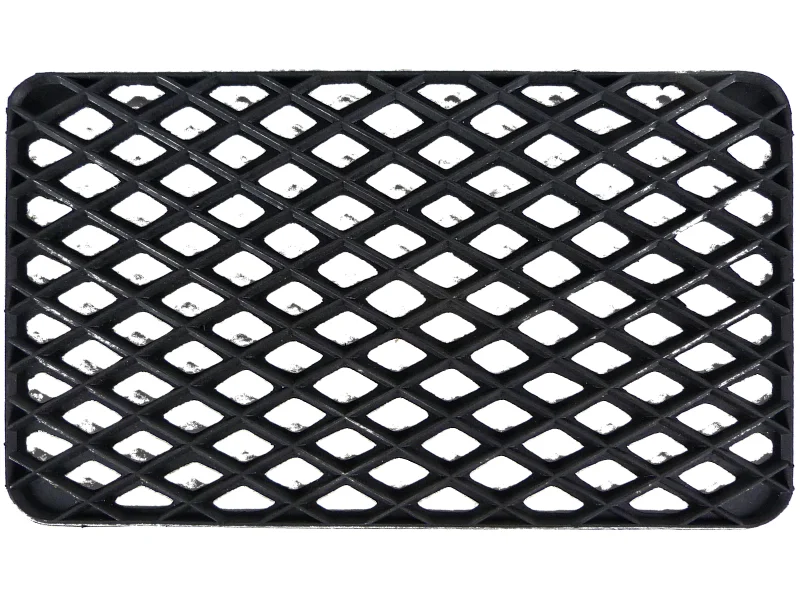 Tapis gratte-pieds " Grille" en caoutchouc - Largeur 33 x Longueur 56 m