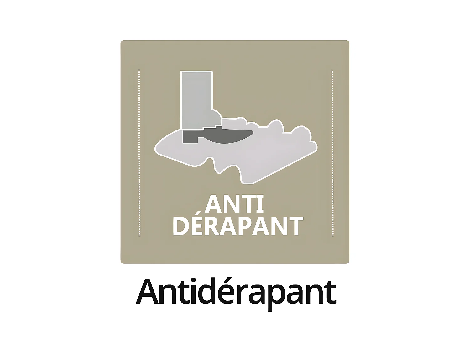 Tapis gratte-pieds " Grille" en caoutchouc - Largeur 33 x Longueur 56 m