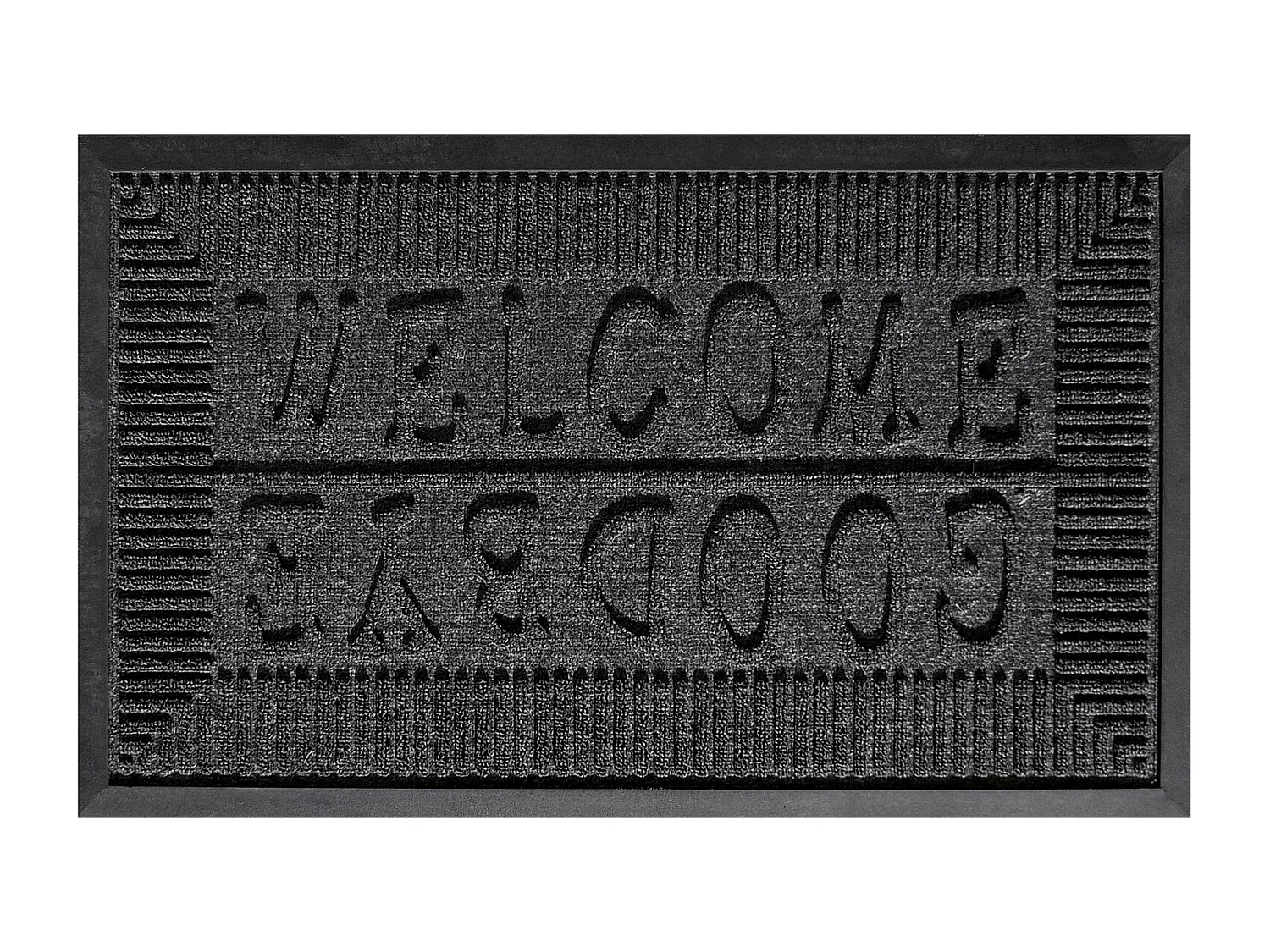 Tapis gratte-pieds " Aiguilleté et caoutchouc " en Caoutchouc