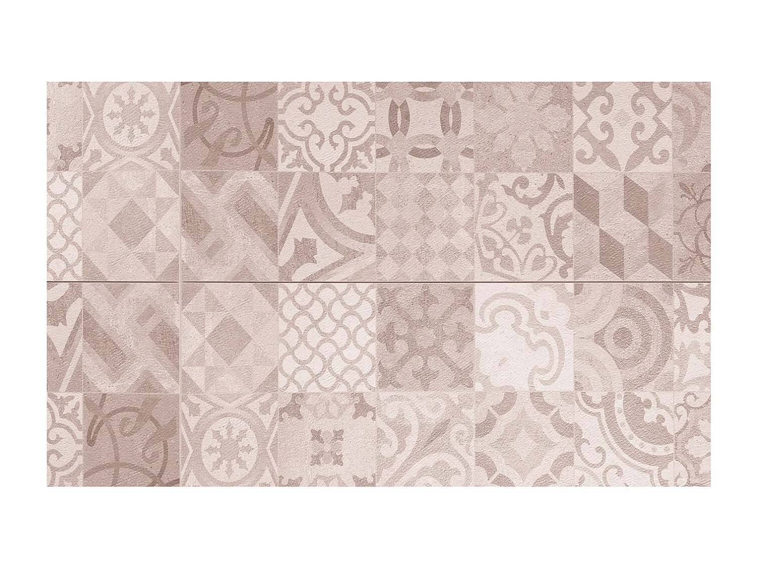 Tapis de cuisine "Cimento" en vinyle - Largeur 45 x Longueur 75 cm