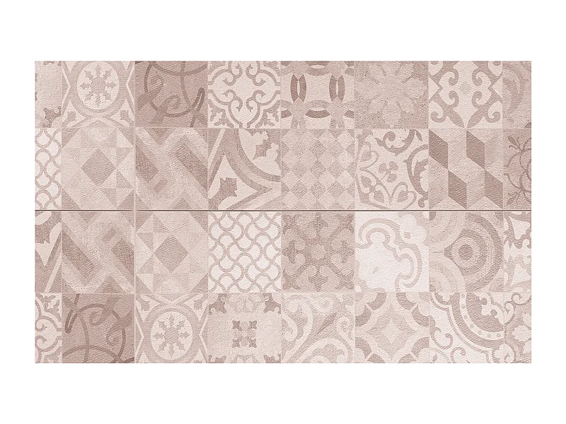 Tapis de cuisine "Cimento" en vinyle - Largeur 45 x Longueur 75 cm