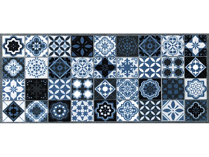 Tapis de cuisine " Valenzia " en polyamide - Largeur 50 x Longueur 120 cm