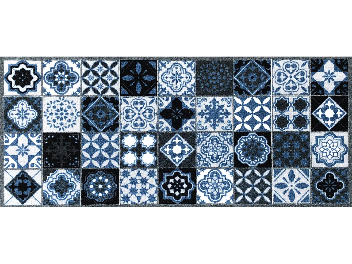 Tapis de cuisine " Valenzia " en polyamide - Largeur 50 x Longueur 120 cm