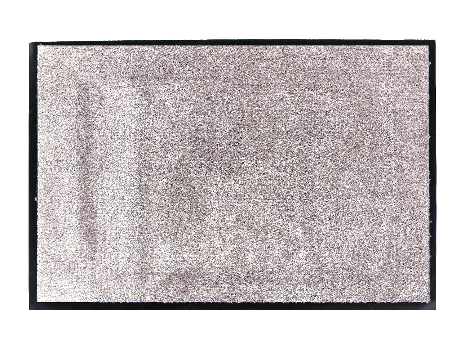 Tapis anti-poussière en Microfibre coloris taupe - Largeur 60 x Longueur 90 cm