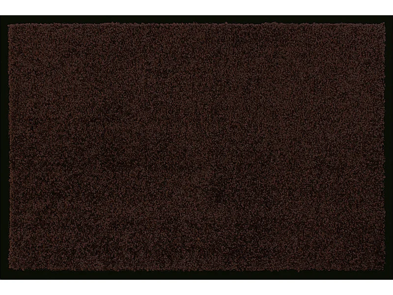 Tapis anti-poussière en polyamide coloris marron - Dim : 40 x 60 cm