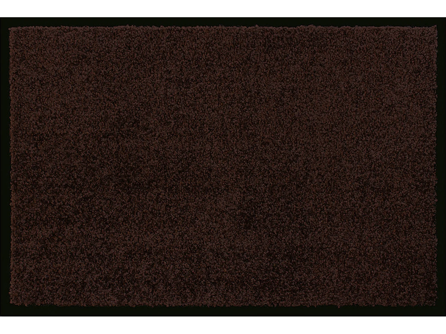 Tapis anti-poussière en polyamide coloris marron - Dim : 40 x 60 cm