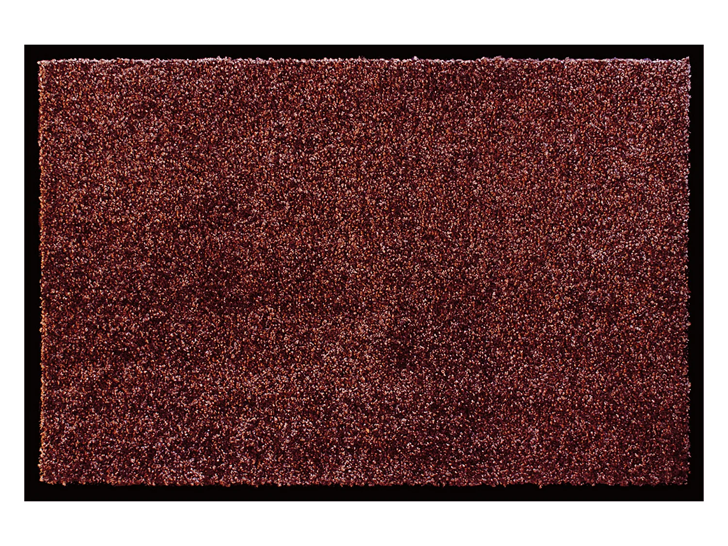 Tapis anti-poussière en polyamide coloris bordeaux - Dim : 135 x 200 cm