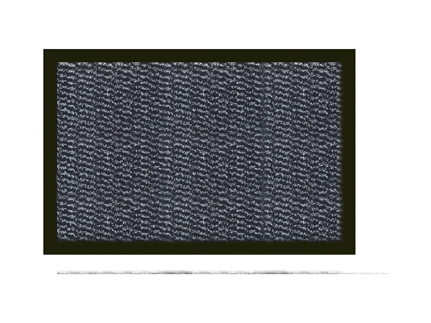 Tapis anti-poussière en Polypropylène coloris gris - Largeur 40 x Longueur 60 cm