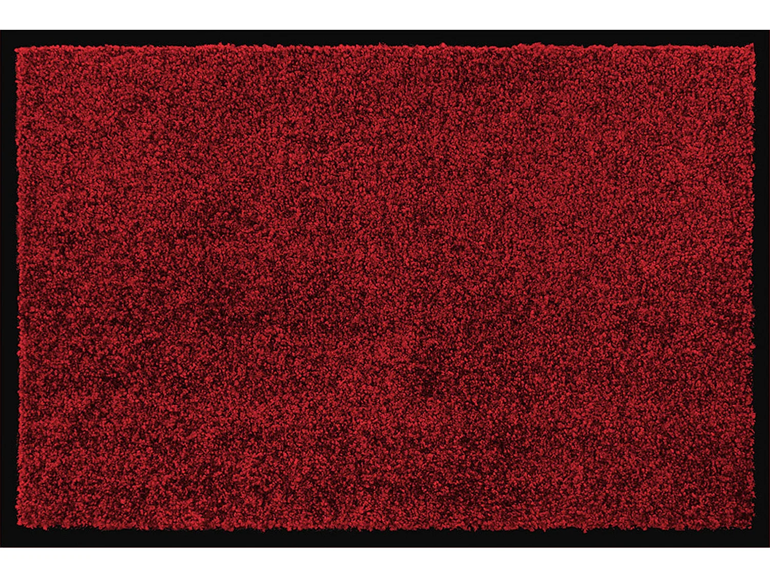 Tapis anti-poussière en polyamide couleur rouge - Dim : 40 x 60 cm
