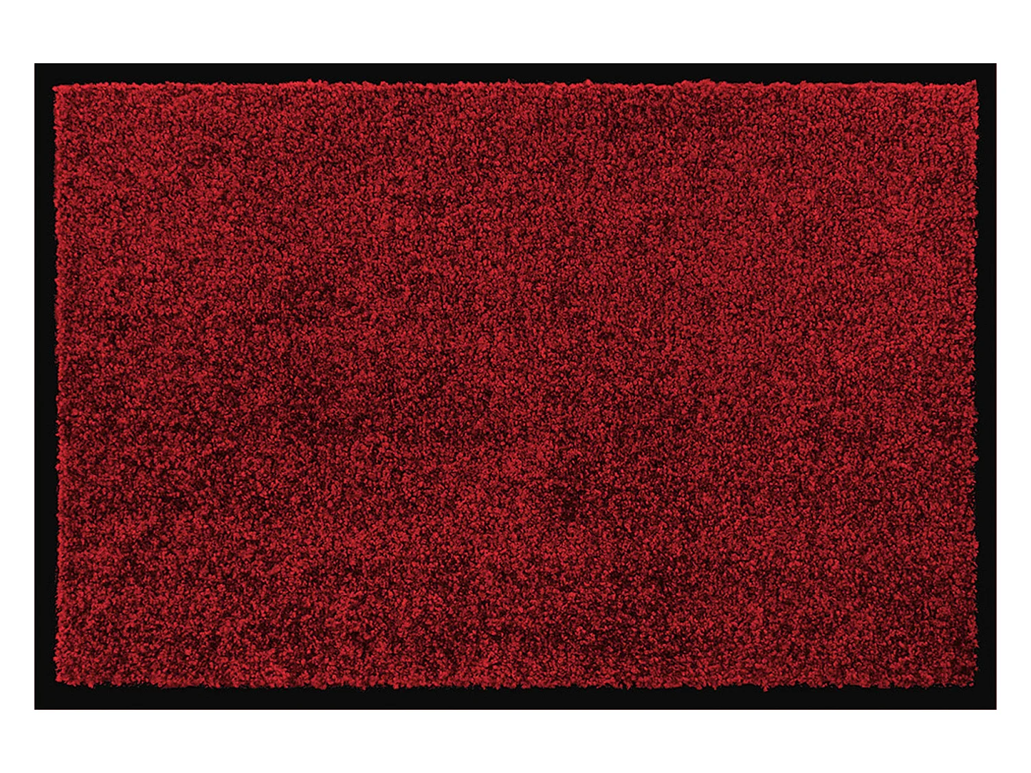 Tapis anti-poussière en polyamide couleur rouge - Dim : 40 x 60 cm