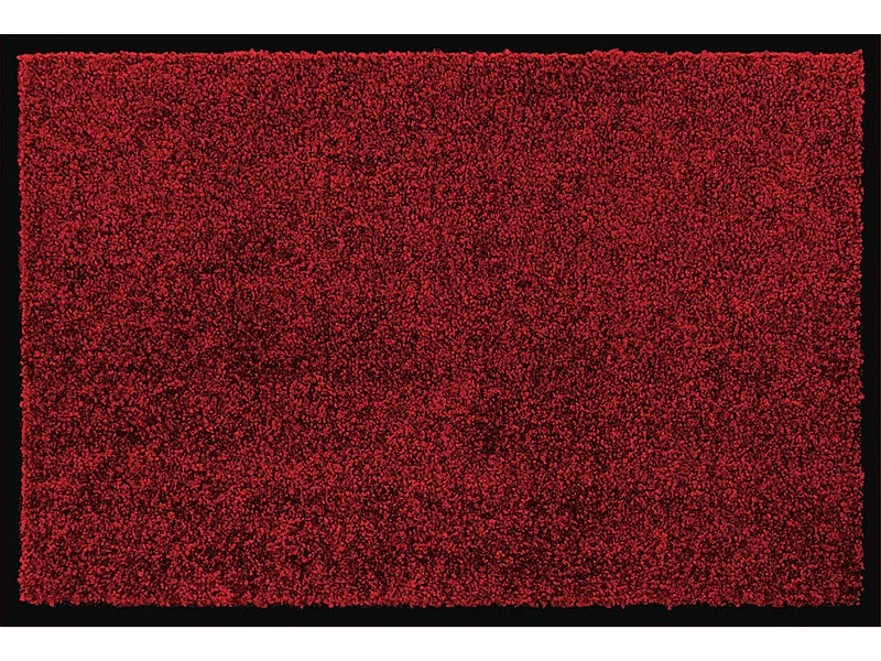 Tapis anti-poussière en polyamide couleur rouge - Dim : 40 x 60 cm