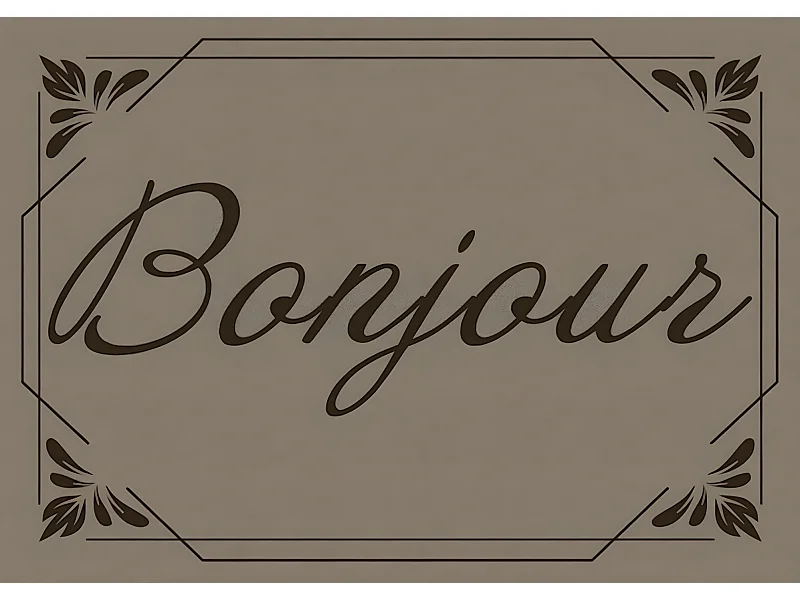 Tapis anti-poussière " Octgone " en polyamide - Largeur 40 x Longueur 60 cm