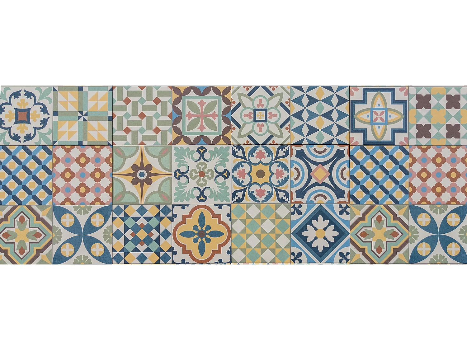 Tapis anti-poussière " Ceramica " en polyamide - Largeur 45 x Longueur 150 cm