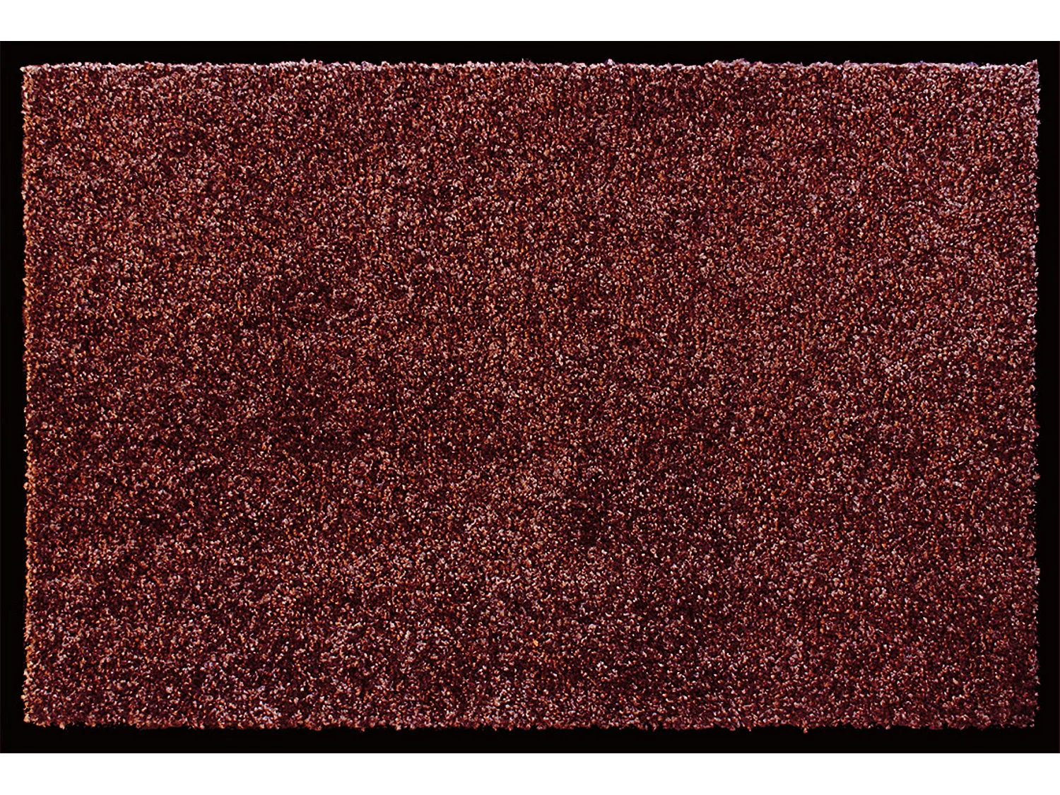 Tapis anti-poussière en polyamide coloris bordeaux - Dim : 60 x 90 cm