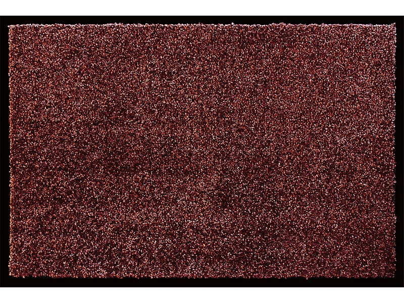 Tapis anti-poussière en polyamide coloris bordeaux - Dim : 60 x 90 cm