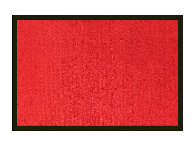 Tapis anti-poussière en polyamide coloris Rouge - Largeur 60 x Longueur 90 cm