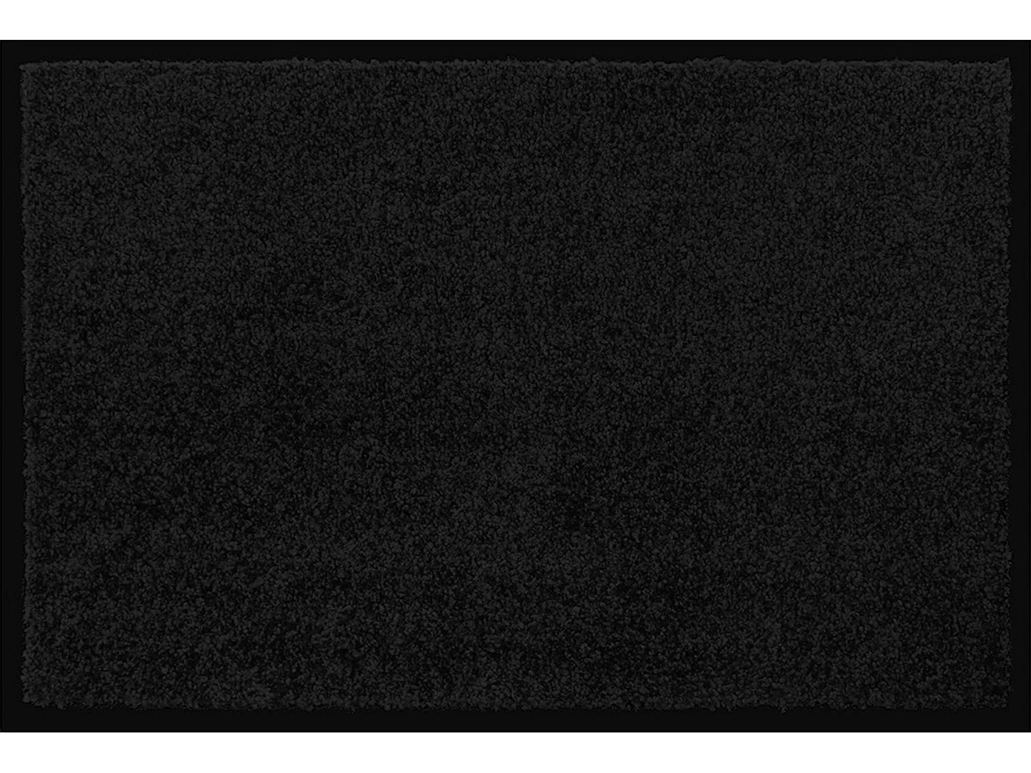 Tapis anti-poussière en polyamide coloris noir - Dim : 60 x 90 cm