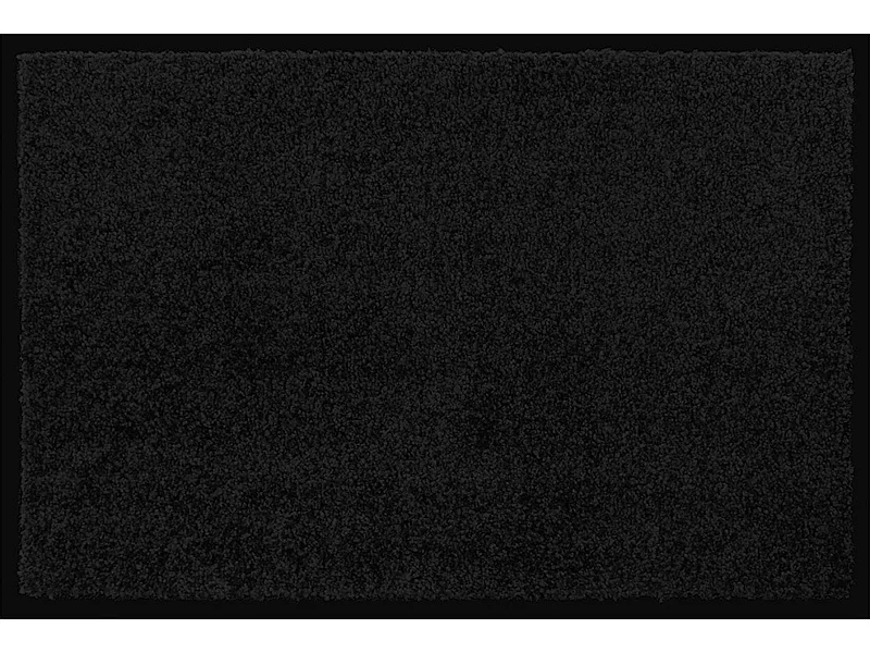 Tapis anti-poussière en polyamide coloris noir - Dim : 60 x 90 cm
