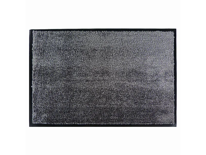 Tapis anti-poussière en Microfibre coloris Gris - Largeur 60 x Longueur 90 cm