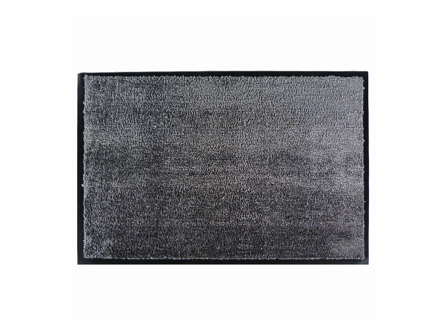 Tapis anti-poussière en Microfibre coloris Gris - Largeur 60 x Longueur 90 cm