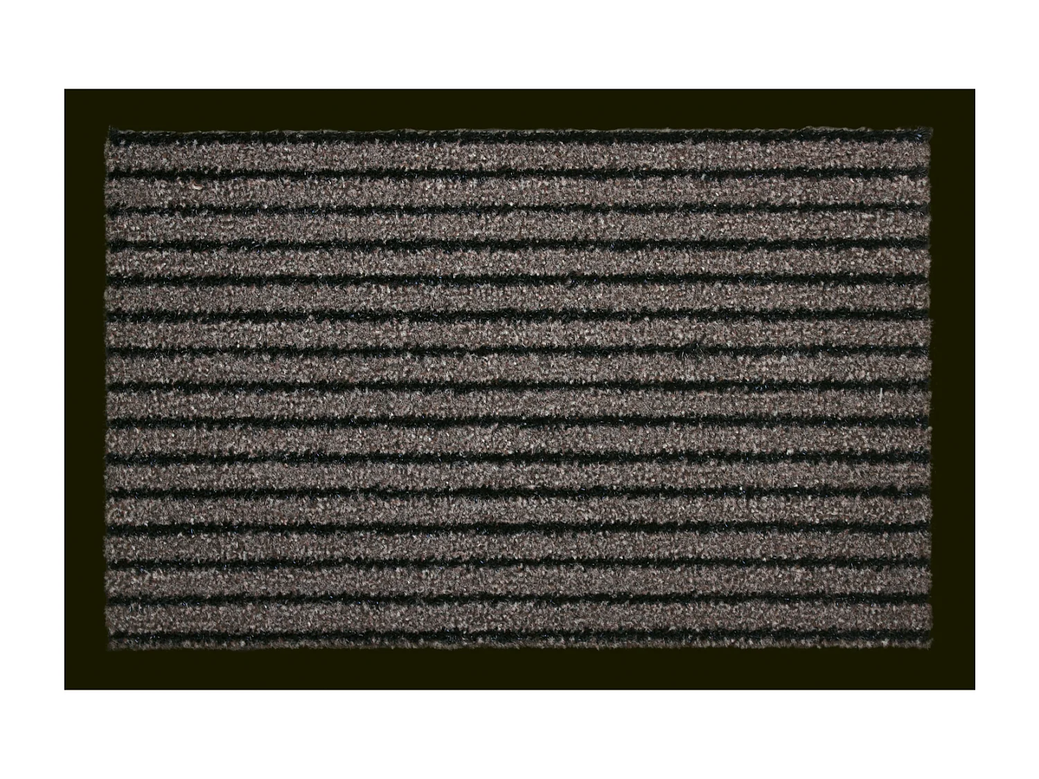 Tapis anti-poussière en Polypropylène grattant coloris Marron