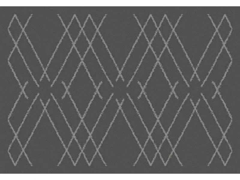 Tapis anti-poussière " Losange " en polyamide - Largeur 40 x Longueur 60 cm