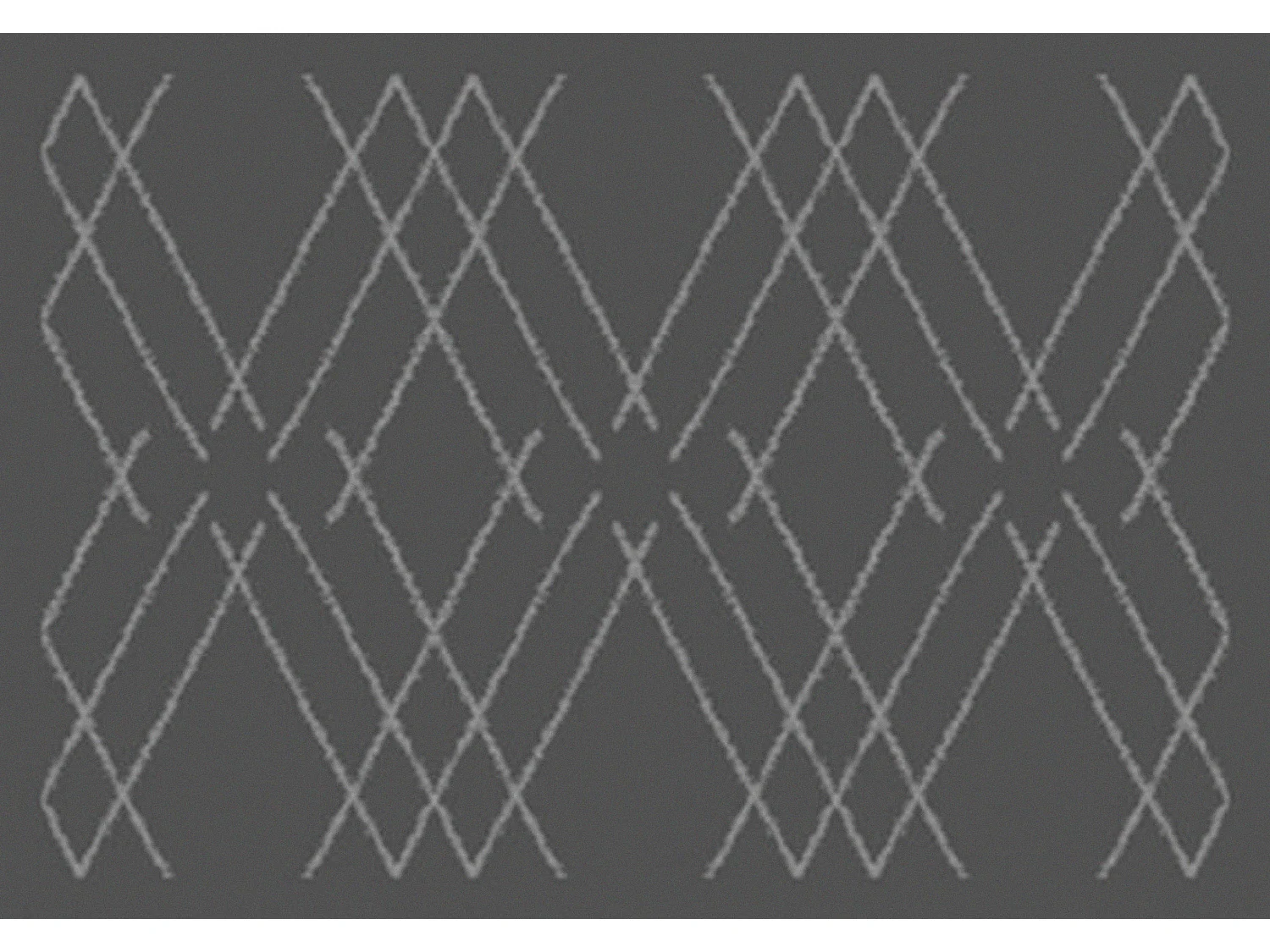 Tapis anti-poussière " Losange " en polyamide - Largeur 40 x Longueur 60 cm