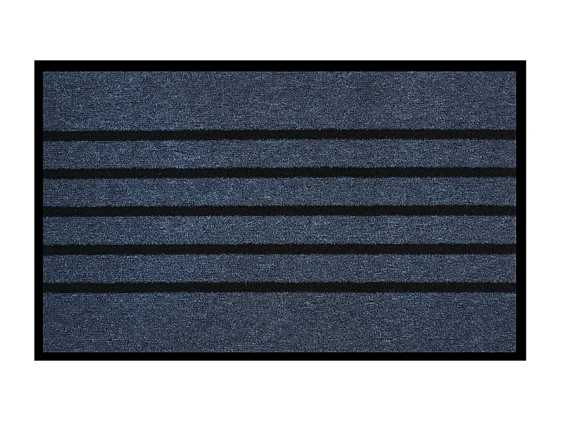 Tapis anti-poussière en Polypropylène grattant coloris Bleu marine