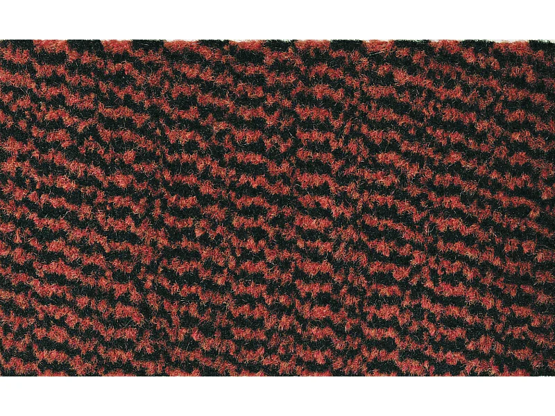Tapis anti-poussière en Polypropylène coloris Brique - Largeur 40 x Longueur 60 cm