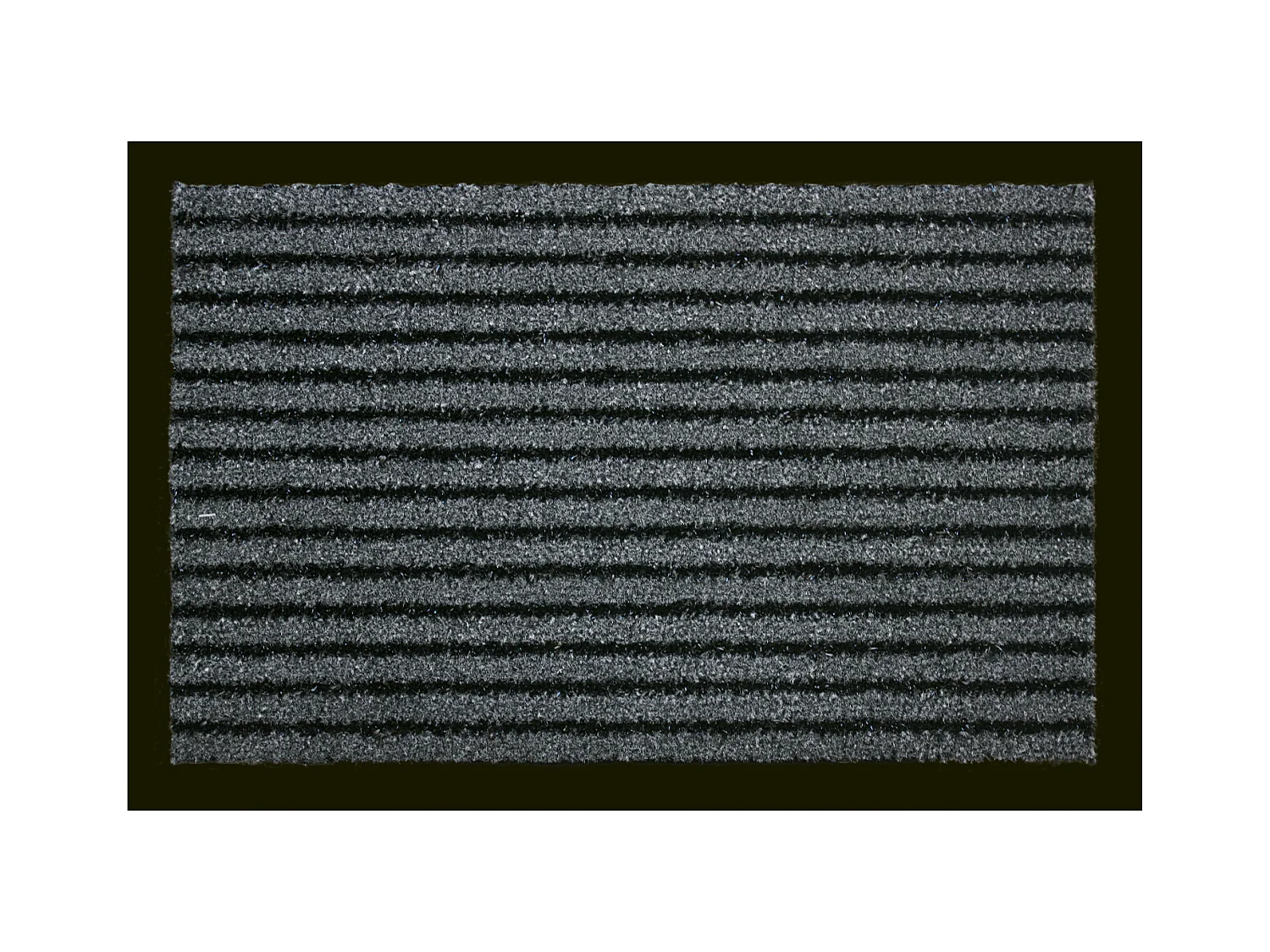 Tapis anti-poussière en Polypropylène grattant coloris Gris - Largeur 40 x Longueur 60 cm