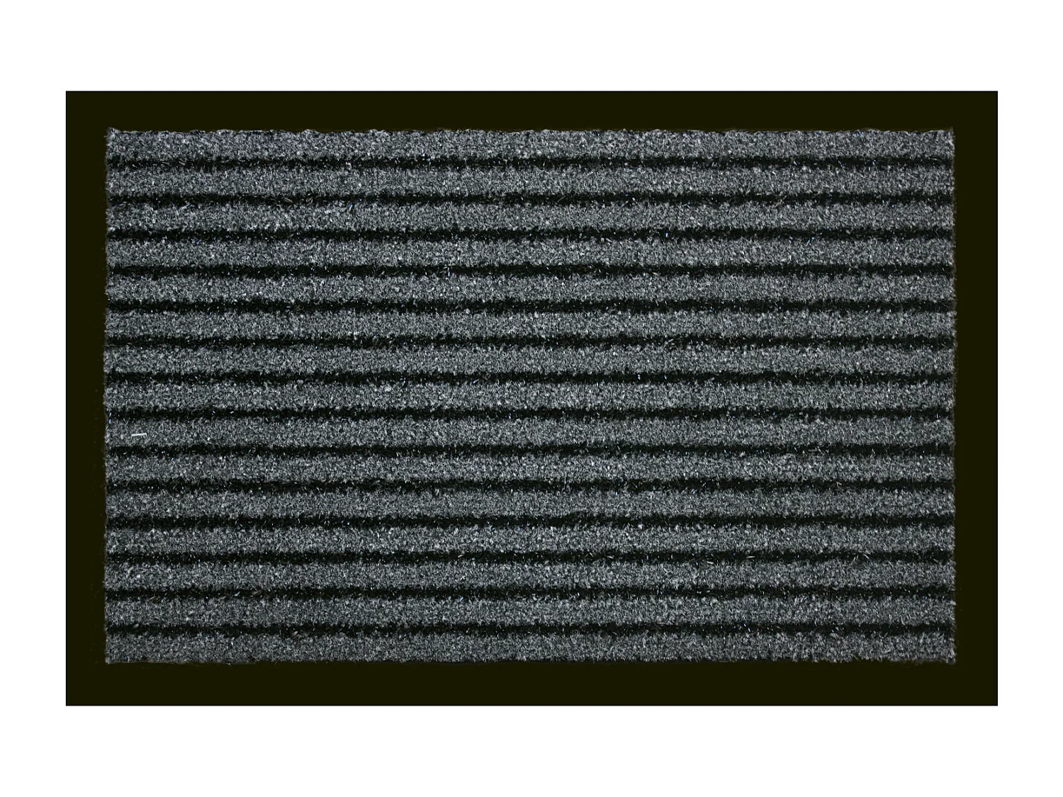 Tapis anti-poussière en Polypropylène grattant coloris Gris - Largeur 40 x Longueur 60 cm