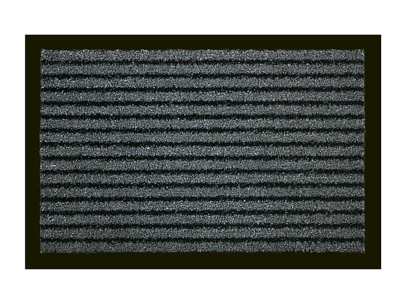 Tapis anti-poussière en Polypropylène grattant coloris Gris - Largeur 40 x Longueur 60 cm
