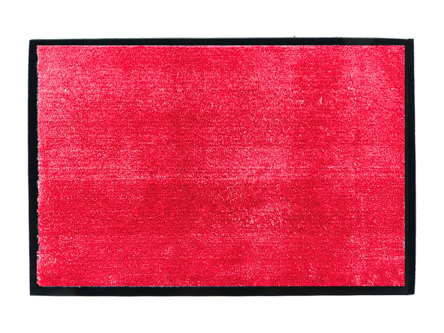 Tapis anti-poussière en Microfibre coloris Rouge - Largeur 40 x Longueur 60 cm