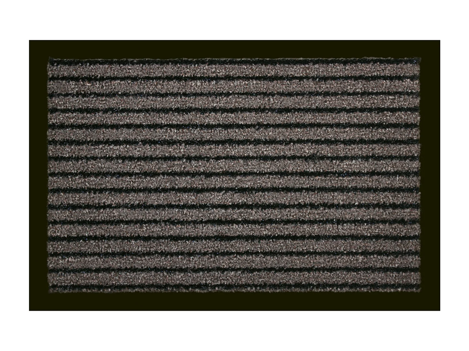 Tapis anti-poussière en Polypropylène grattant coloris Marron