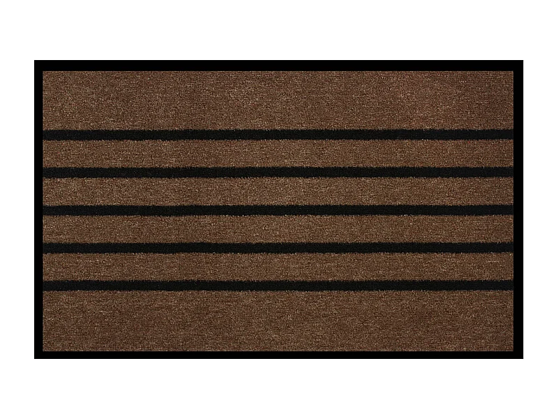 Tapis anti-poussière en Polypropylène grattant coloris Marron