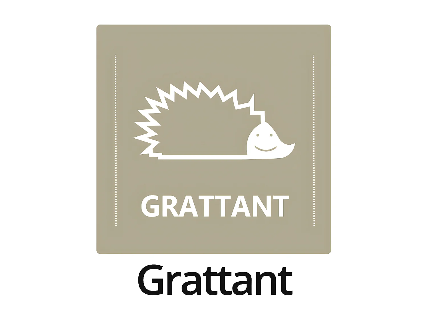 Tapis anti-poussière en Polypropylène grattant coloris Marron