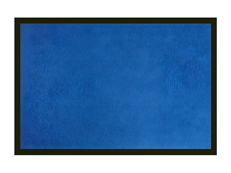 Tapis anti-poussière en polyamide coloris bleu - Largeur 40 x Longueur 60 cm