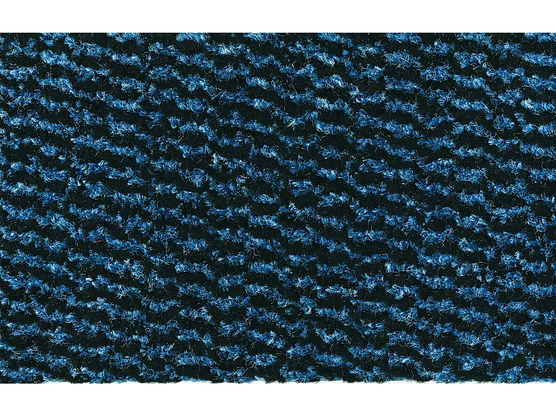 Tapis anti-poussière en Polypropylène coloris bleu - Largeur 40 x Longueur 60 cm