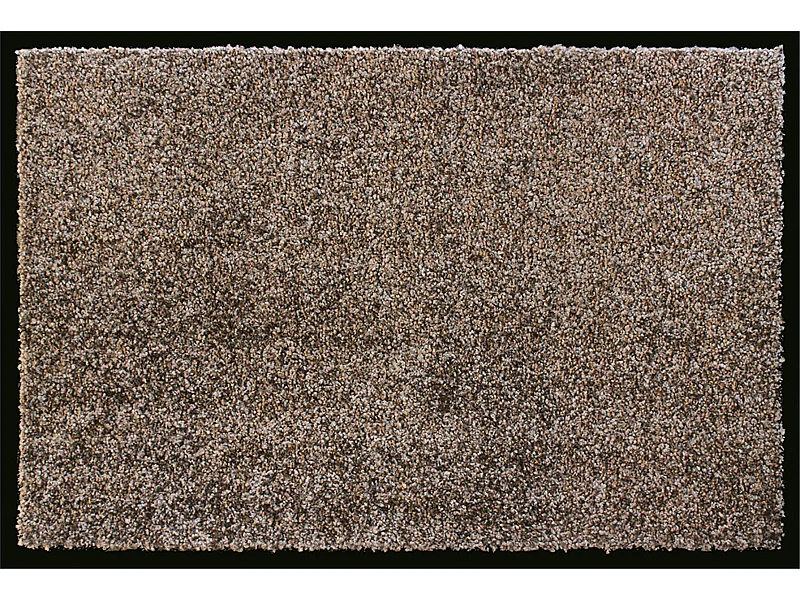 Tapis anti-poussière en polyamide coloris beige - Dim : 40 x 60 cm