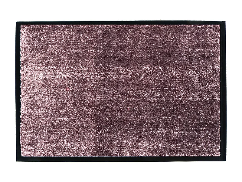 Tapis anti-poussière en Microfibre coloris Chocolat - Largeur 40 x Longueur 60 cm