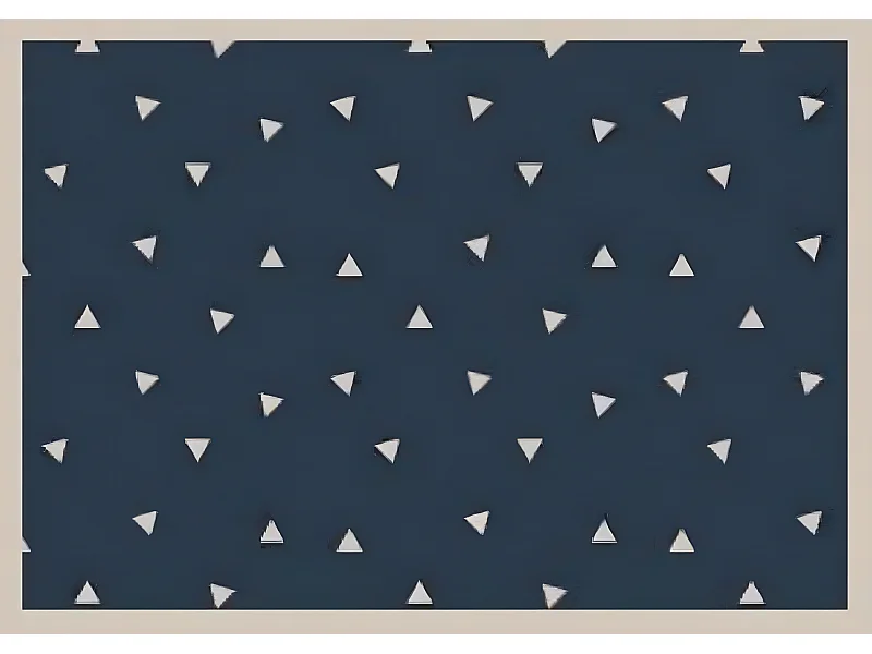 Tapis anti-poussière " Nuit détoiles " en polyamide - Largeur 40 x Longueur 60 cm