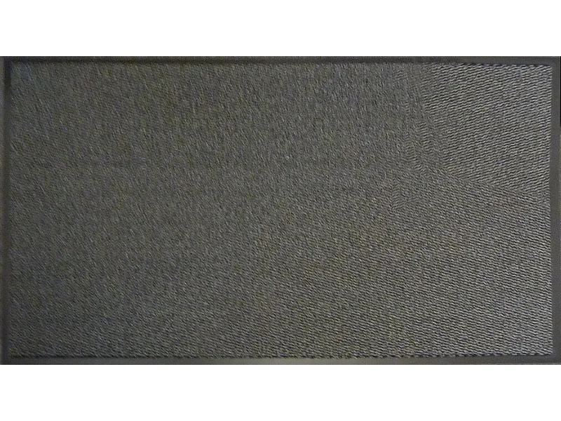 Tapis anti-poussière en Polypropylène coloris Gris - Largeur 60 x Longueur 90 cm