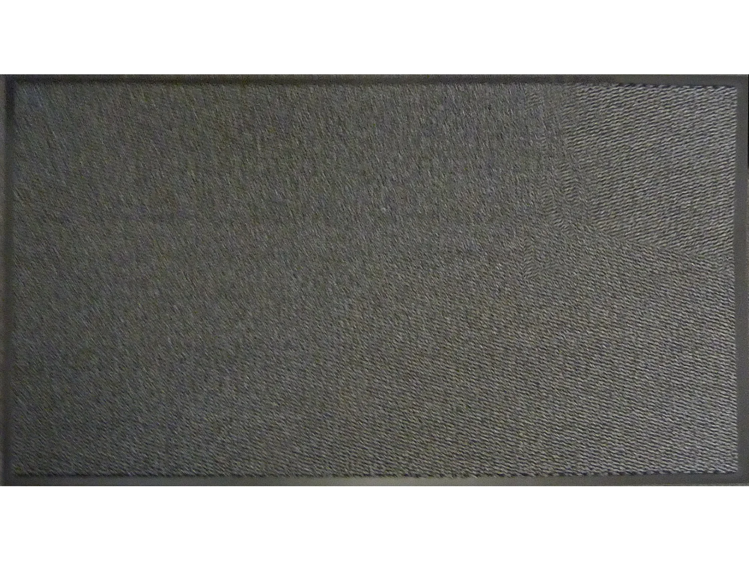 Tapis anti-poussière en Polypropylène coloris Gris - Largeur 60 x Longueur 90 cm