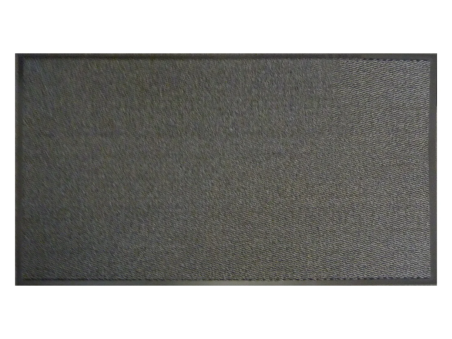 Tapis anti-poussière en Polypropylène coloris Gris - Largeur 60 x Longueur 90 cm