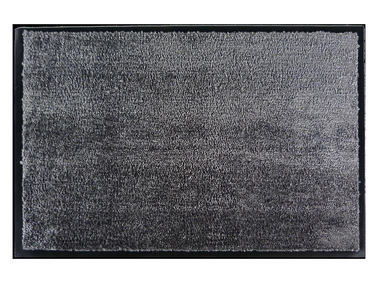 Tapis anti-poussière en Microfibre coloris Gris - Largeur 40 x Longueur 60 cm
