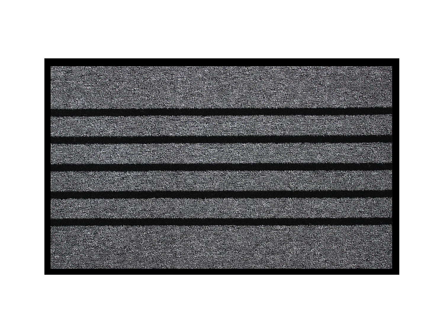 Tapis anti-poussière en Polypropylène grattant coloris Gris - Largeur 45 x Longueur 75 cm