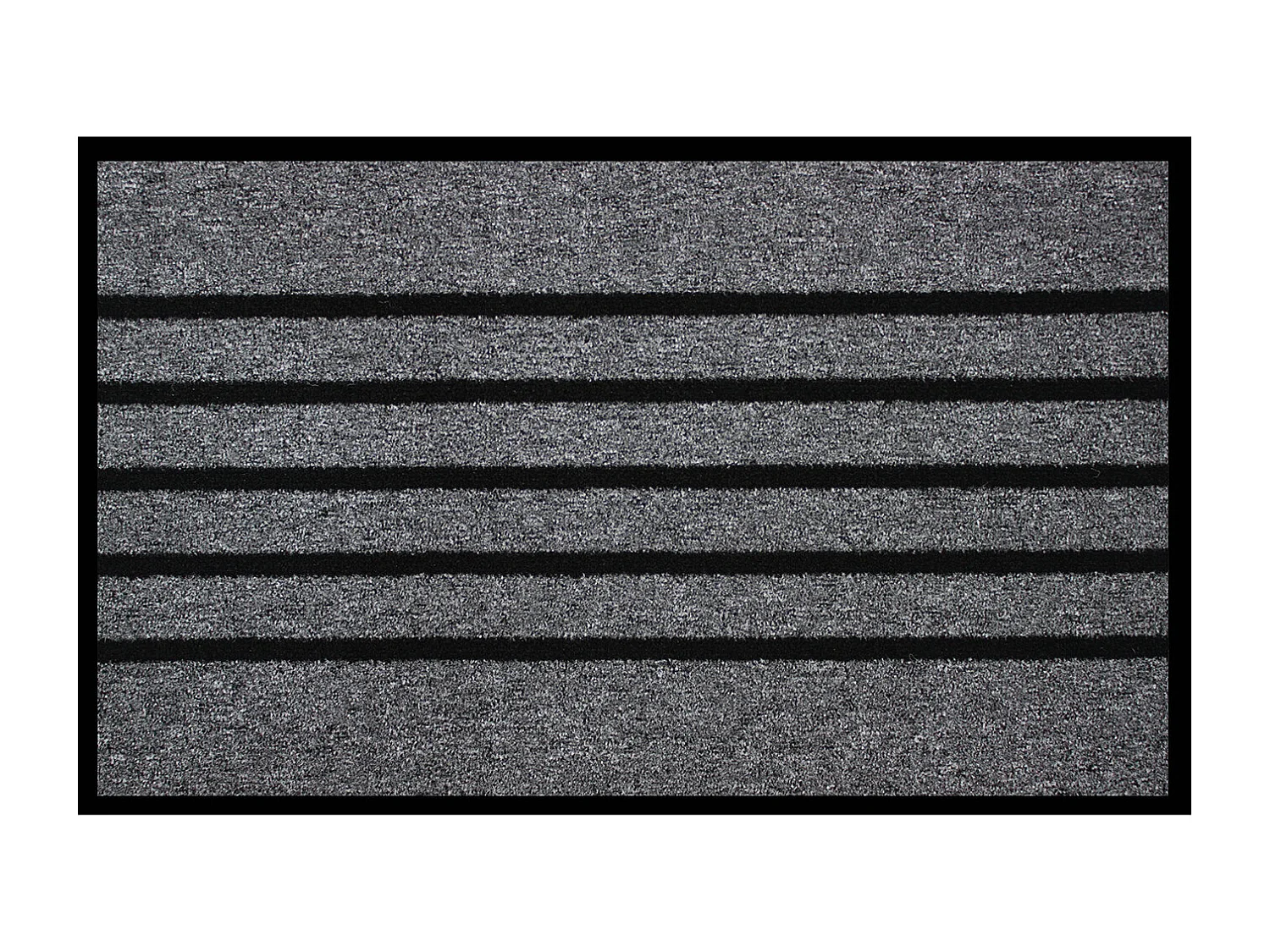 Tapis anti-poussière en Polypropylène grattant coloris Gris - Largeur 45 x Longueur 75 cm