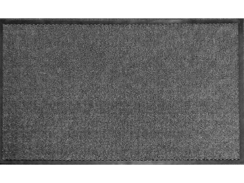 Tapis anti-poussière en Polypropylène coloris Gris - Largeur 90 x Longueur 150 cm