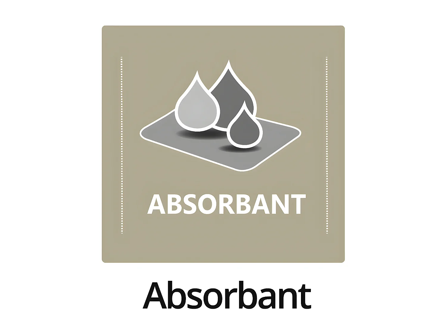 Tapis anti-poussière tonic en Polypropylène coloris Acier - Largeur 40 x Longueur 60 cm